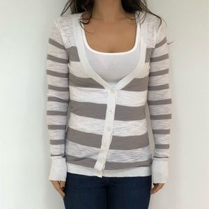 Express striped cardigan